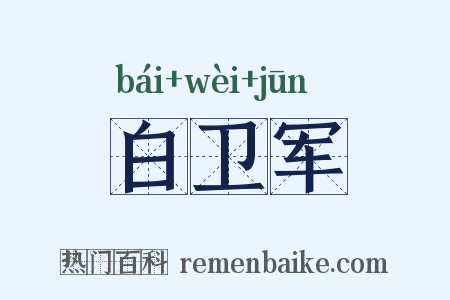 白卫军是什么意思的图片